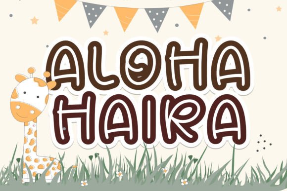 Aloha Haira Font: A Whimsical Script for Creative Makers