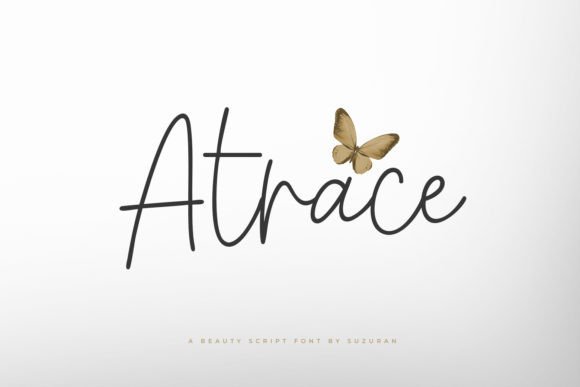 Atrace: A Script Font for Creative Campaigns