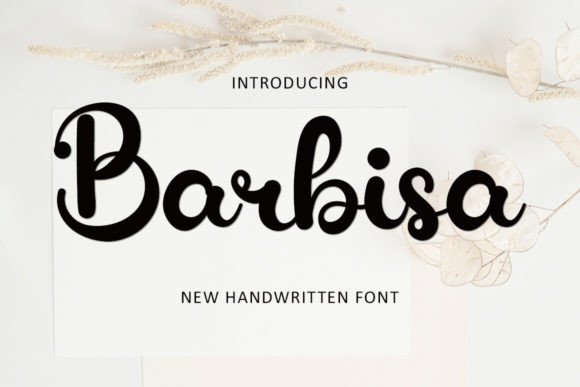 Barbisa Font: A Script Typeface for a Polished Brand Identity