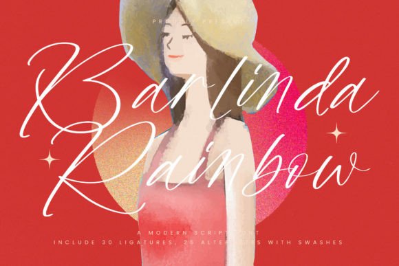 Barlinda Rainbow: A Stylish Script Font