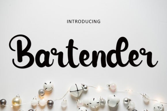 Bartender Font: A Script That Elevates Branding
