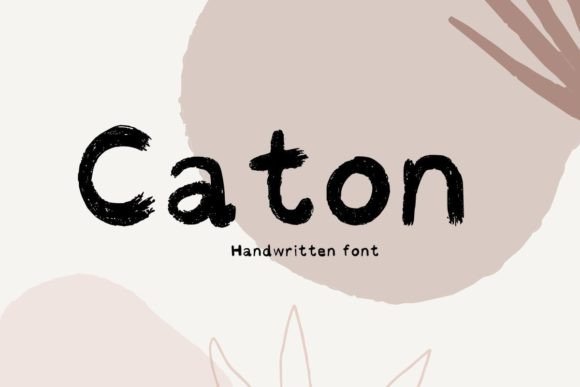 Caton Font: A Playful Script for Handmade Creations