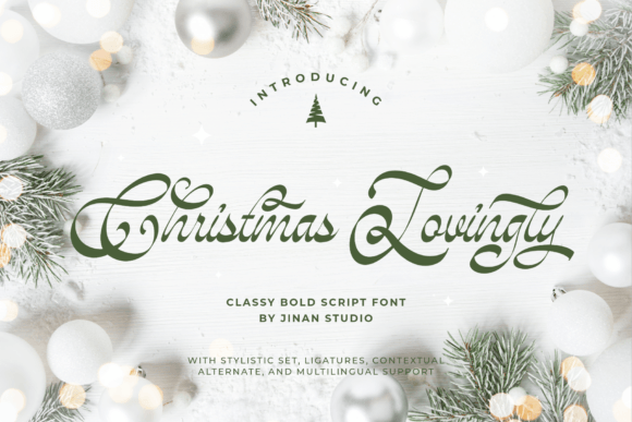 Christmas Lovingly: A Festive Font for Marketers