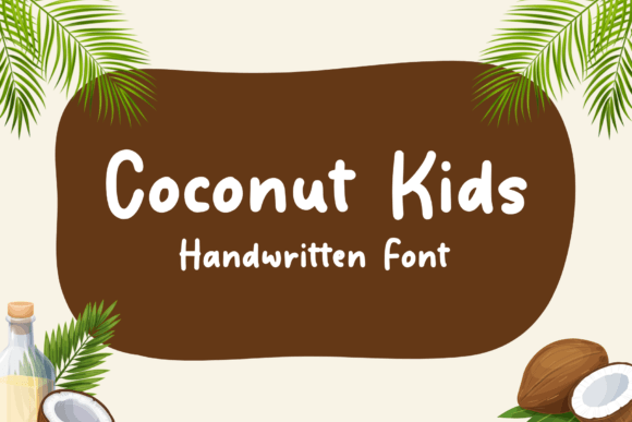 Coconut Kids Font for Creative Projects