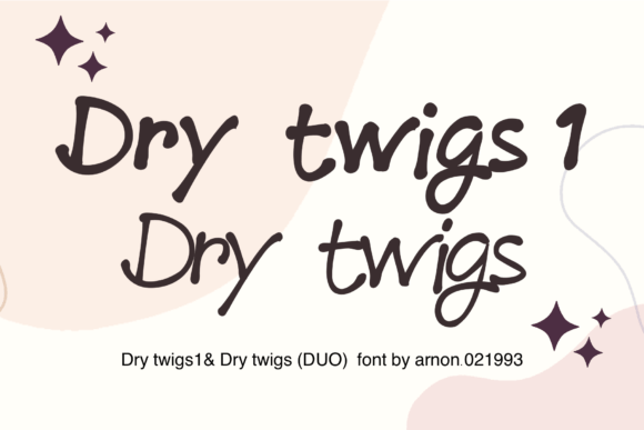 Dry Twigs Font: A Quirky Script for Digital Branding