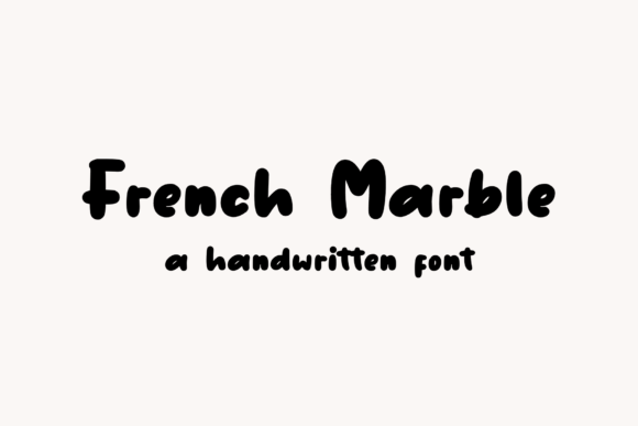 French Marble Font for Editorial Design
