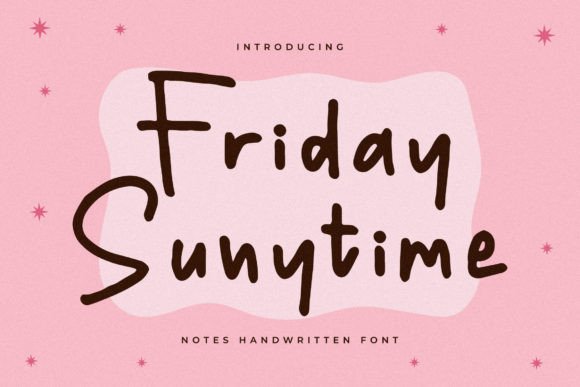 Friday Sunytime Font
