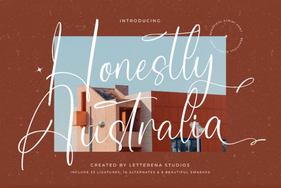 Honestly Australia Font for Creative Projects