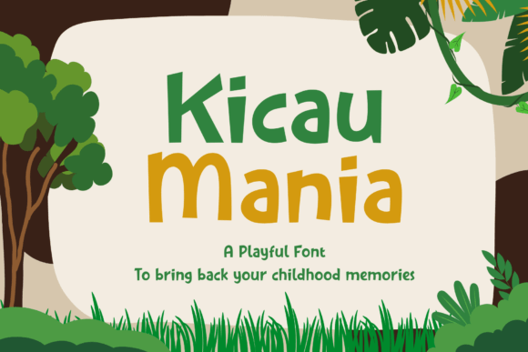 Kicau Mania Font for Creative Makers