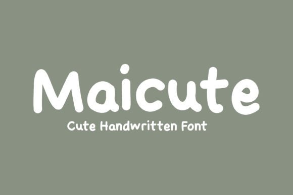 Maicute: A Handwritten Typeface for Modern Web Design