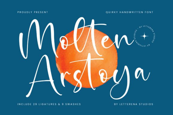 Molten Arstoya: A Luxurious Script Font