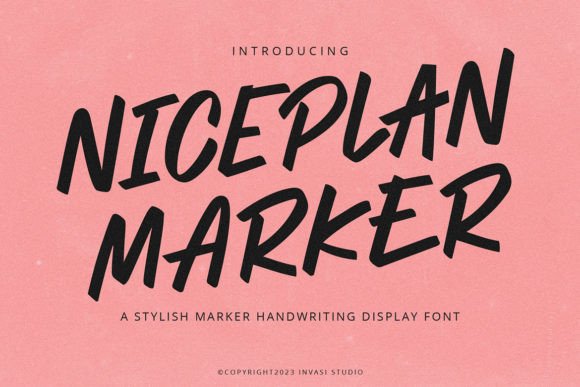 Niceplan Font: A Handwritten Touch for Your Brand