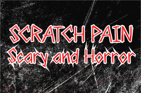 Scratch Pain Font: A Bold Choice for Branding with Edge
