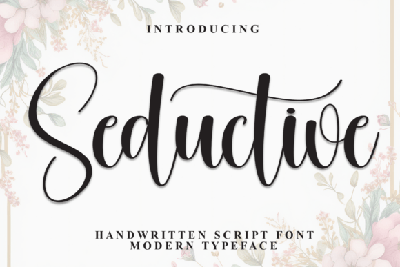 Seductive Font: Elegant Script for Makers