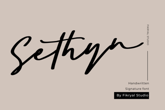 Sethyn Font: A Simple Choice for a Stylish Brand Identity