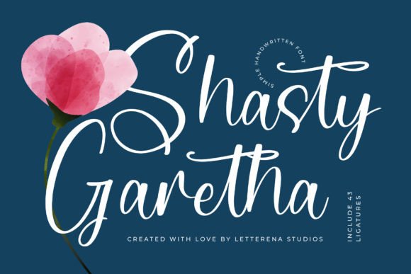 Shasty Garetha: A Luxurious Script Font