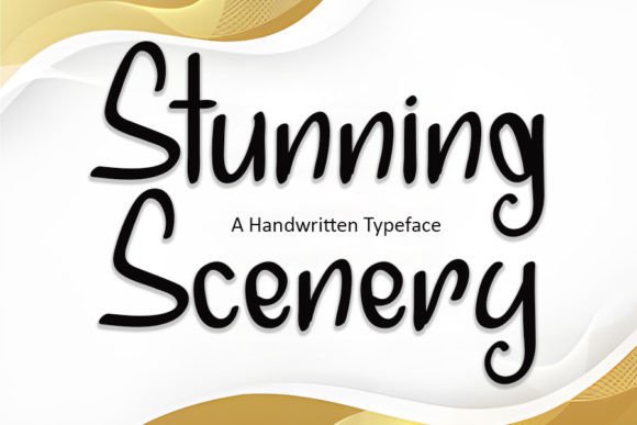 Stunning Scenery Font for Creative Projects