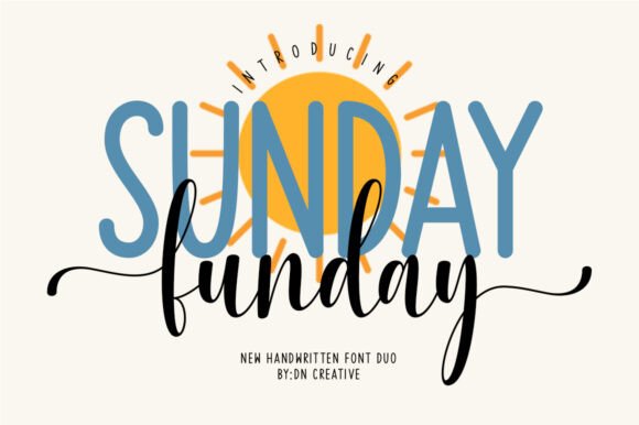 Sunday Funday Duo Font