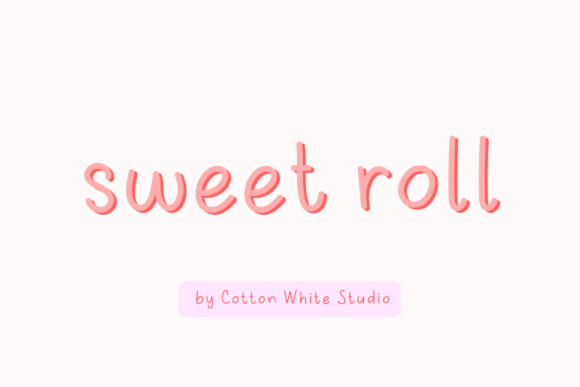 Sweet Roll: A Handwritten Typeface for Editorial Elegance