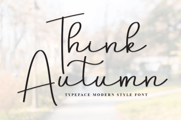 Think Autumn Font for Elegant Web Design