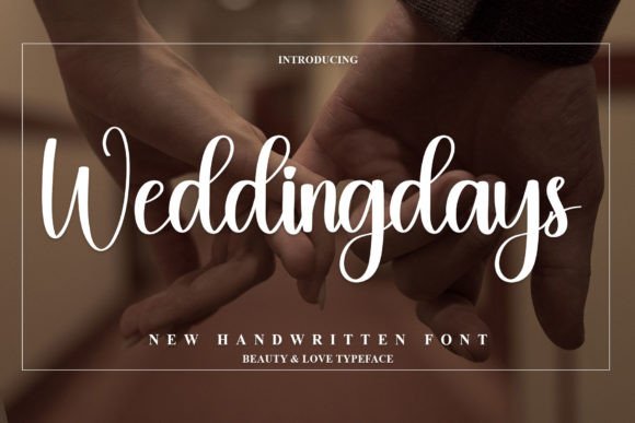 Weddingdays Font for Business