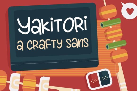 Yakitori Font: A Youthful Typeface for Polished Branding